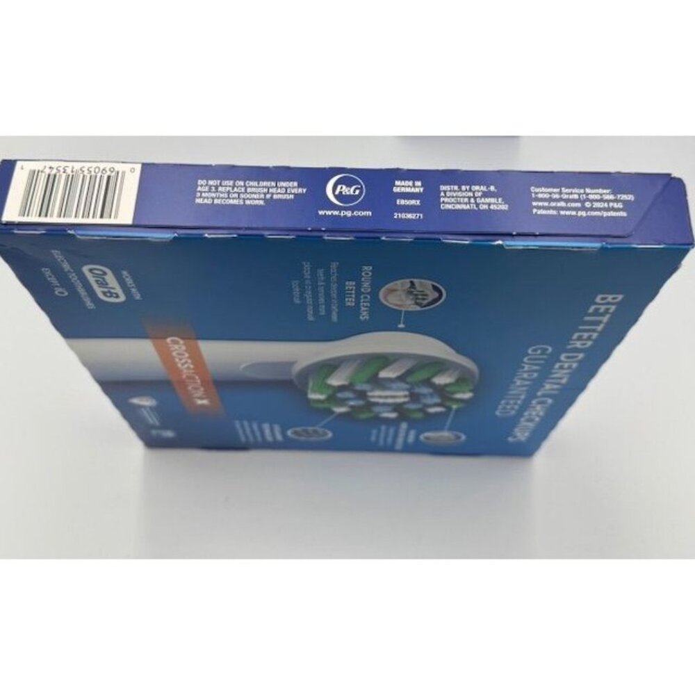 NWT Oral-B CrossAction Replacement Brush Heads - 10 Count - Round Bristles - Picture 3 of 3